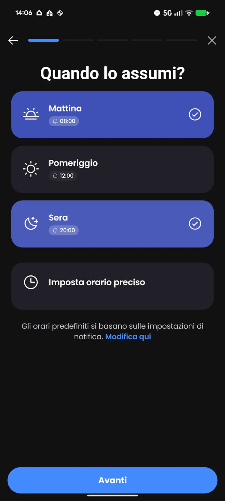 Chiedi informazioni sul tuo stack reale