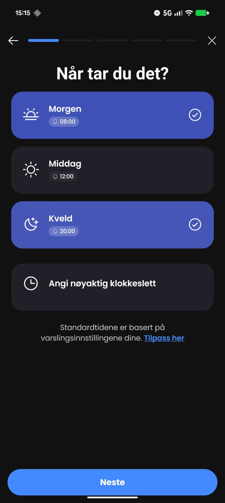 Spør om ditt faktiske stack