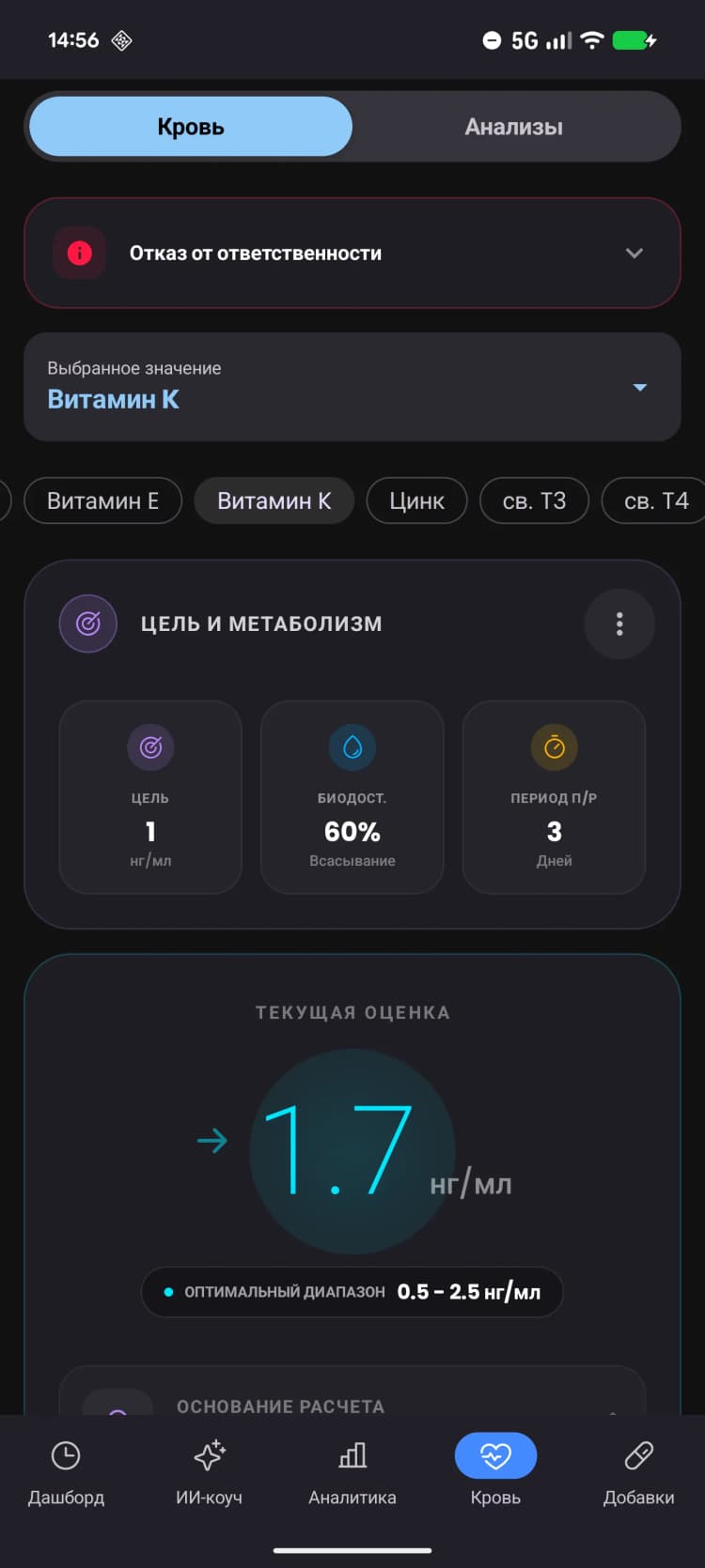 Ультимативный Дашборд Биохакинга.