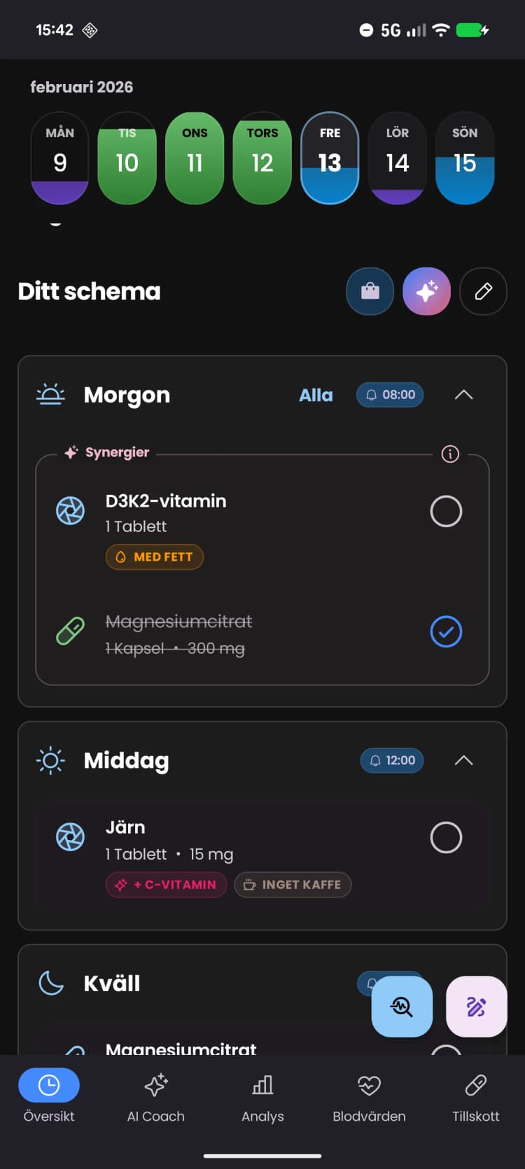 Den Smarta Piller Påminnelse Appen.