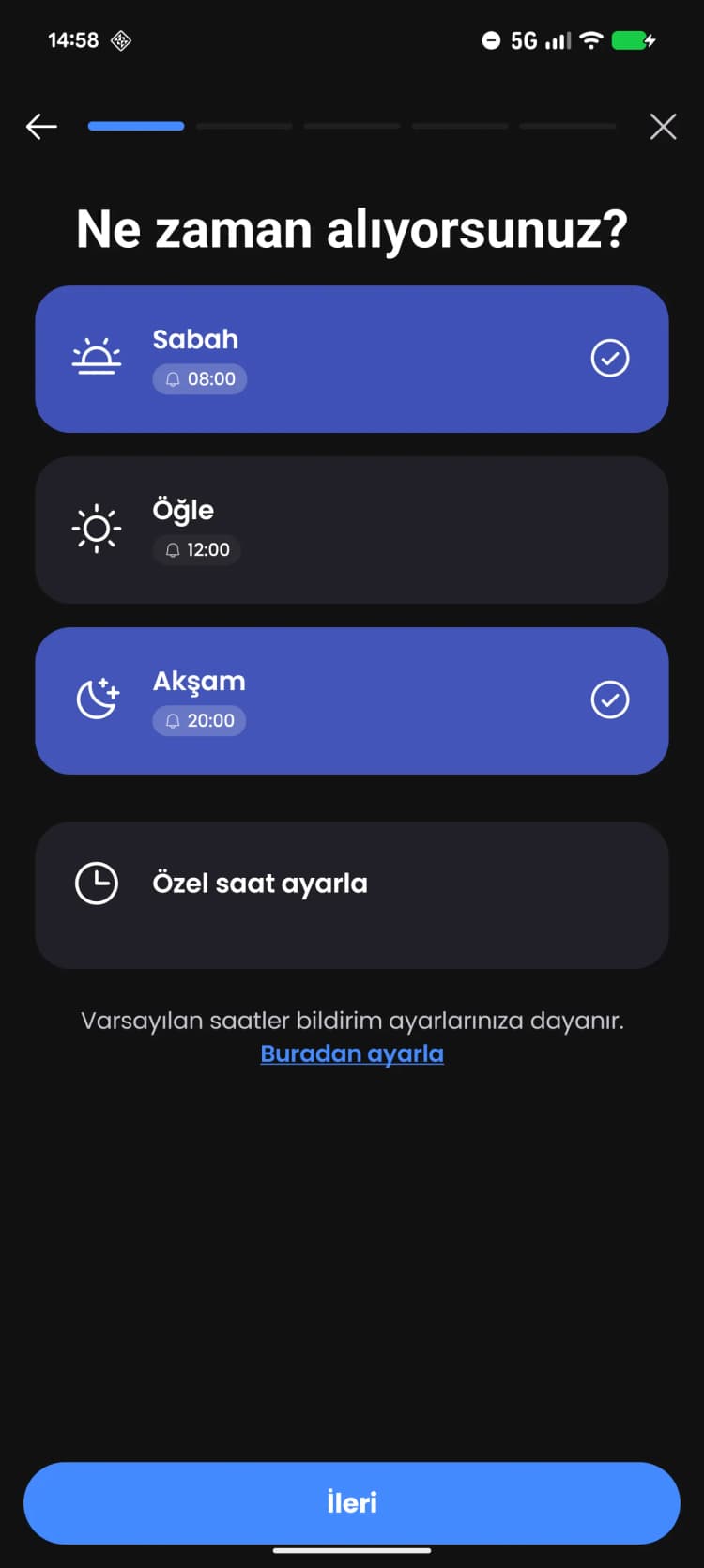 Gerçek yığınız hakkında sorun