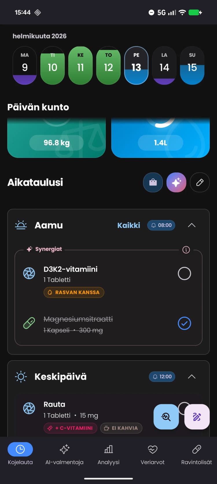 Älykäs Pillerimuistutus.
