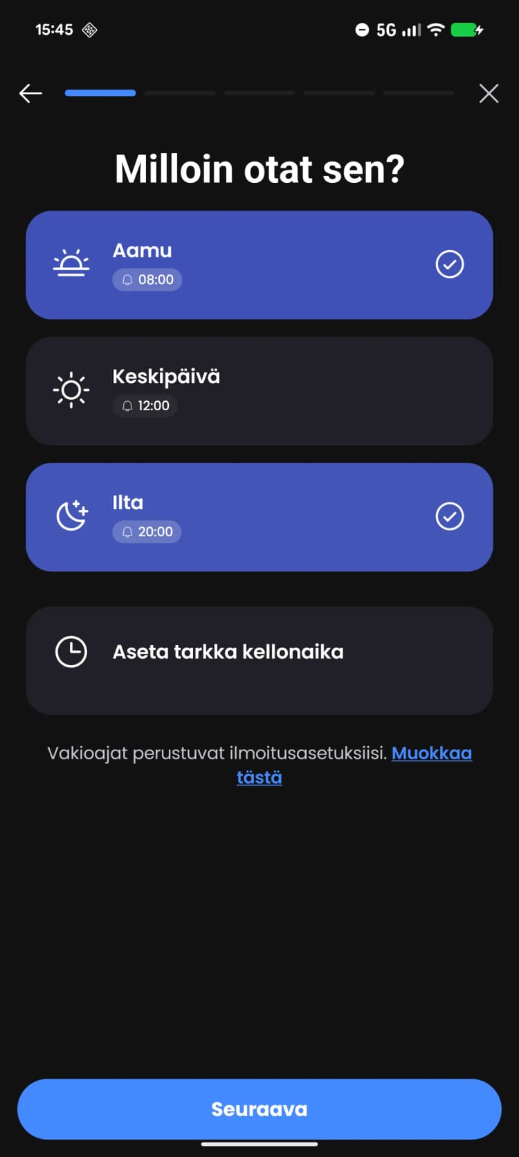Henkilökohtainen Tekoäly-Lisäravinnevalmentajasi.