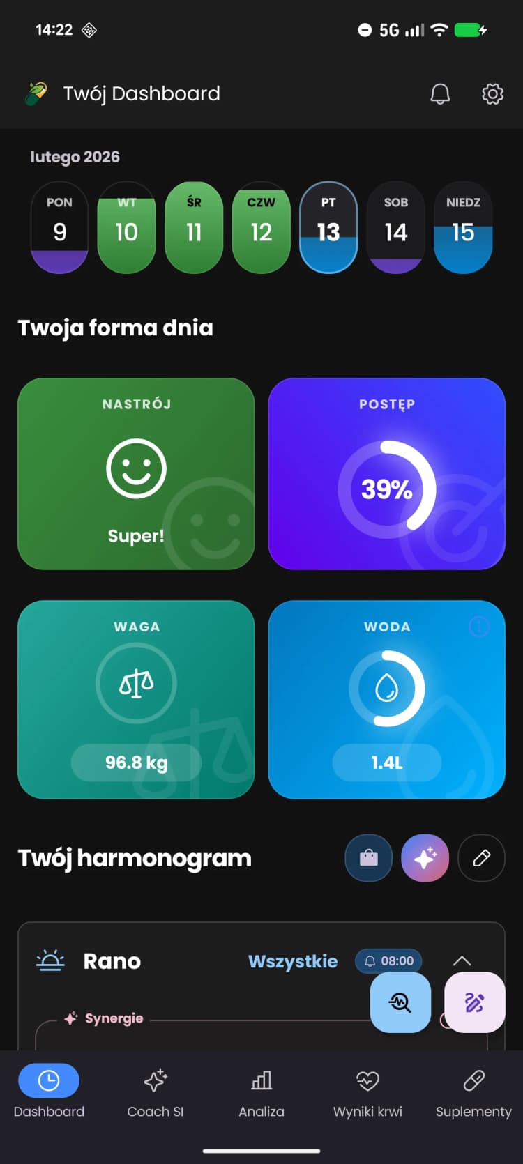 Inteligentny Tracker Suplementów i Planer Witamin.