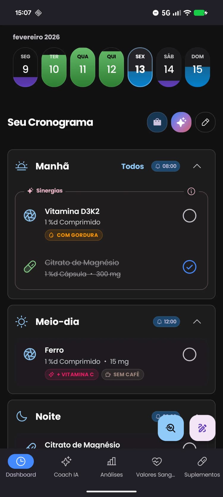 Agendamento inteligente, não só alarmes