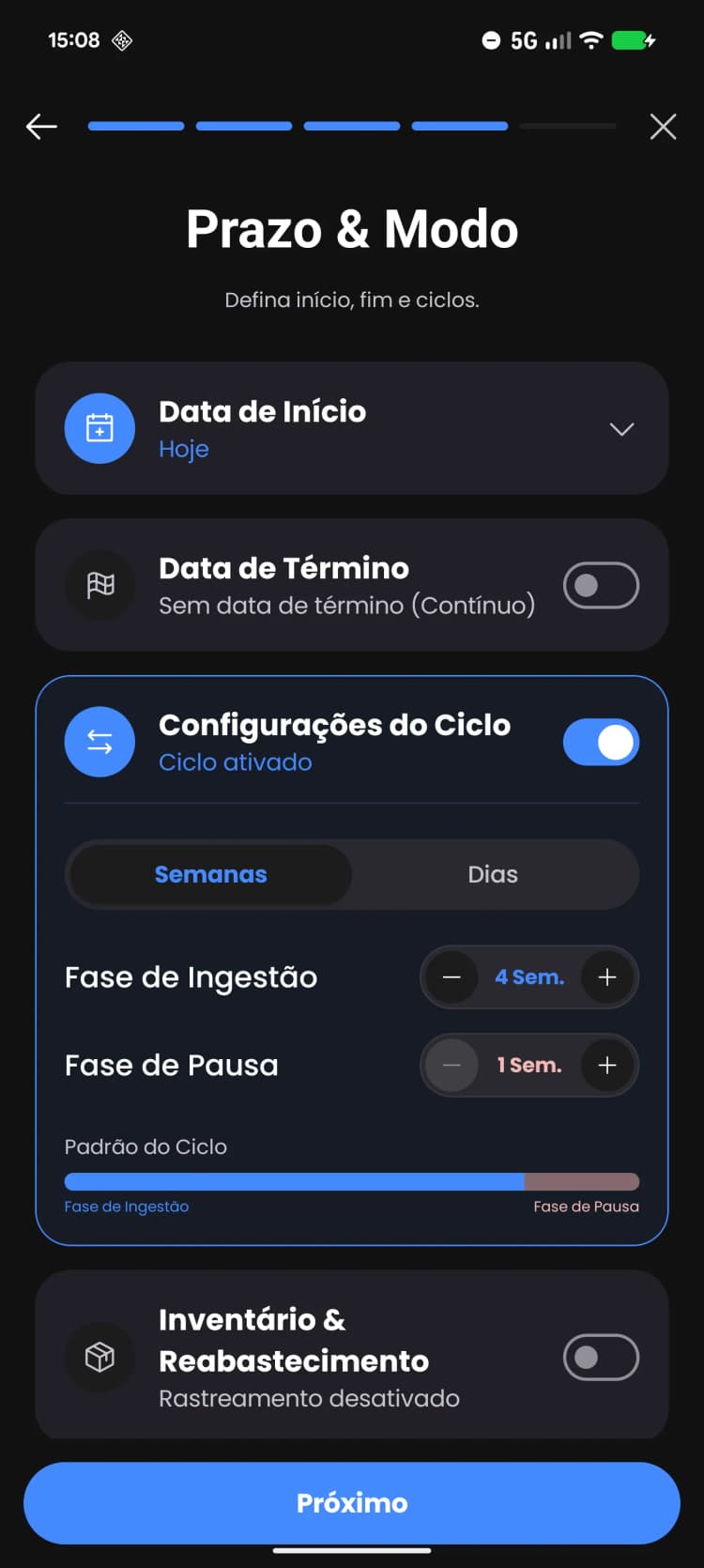 O Planejador Avançado de Ciclos.