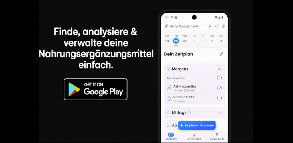 KI-Scan-Funktion der FitReelix Supplements App